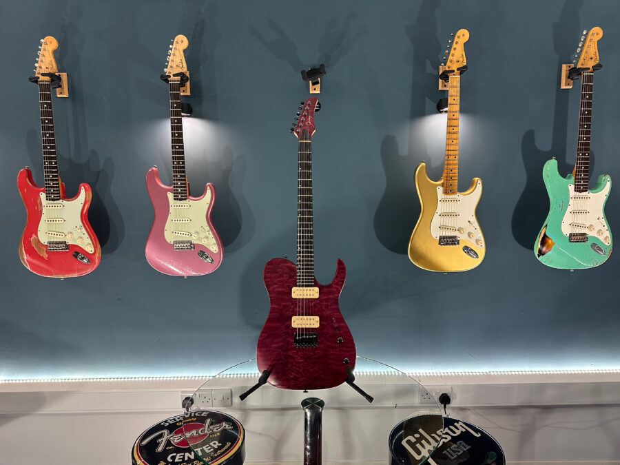 Jaden Rose Singlecut Quilted Maple 2000's - Crimson