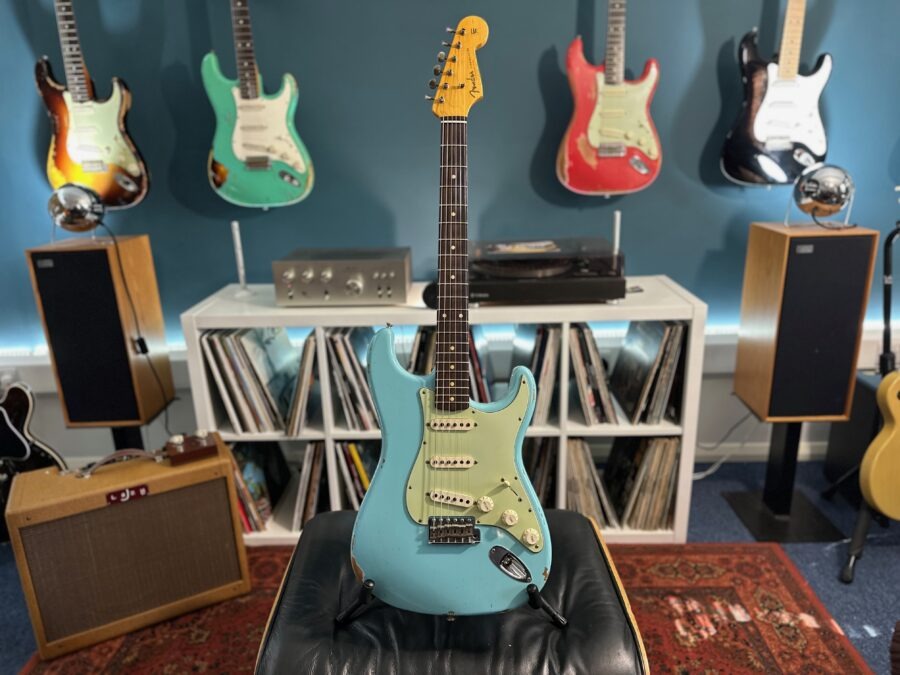 Fender Custom Shop 1960 Stratocaster Relic 2017 - Daphne Blue